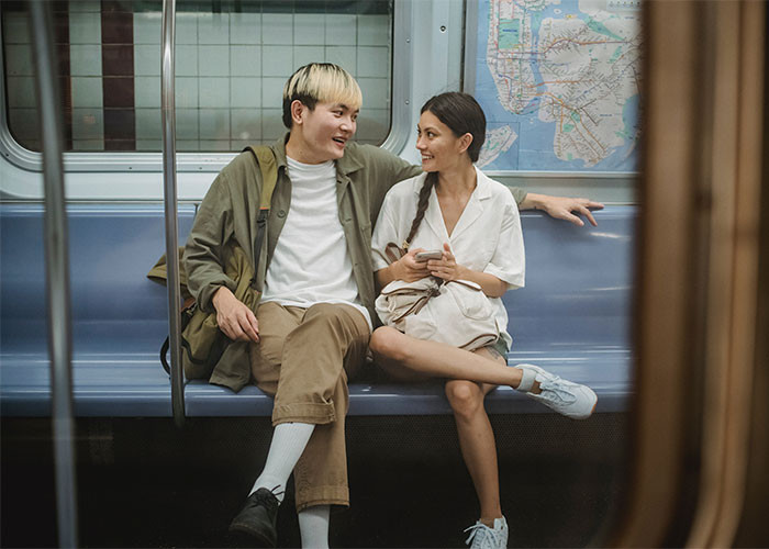 26. thought she was taking me on a surprise camping trip, but instead we hopped on a train to the airport and flew to Norway.