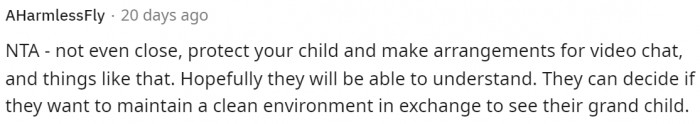 This person states NTA and hopes the grandparents will understand his situation for not taking his daughter to meet them.