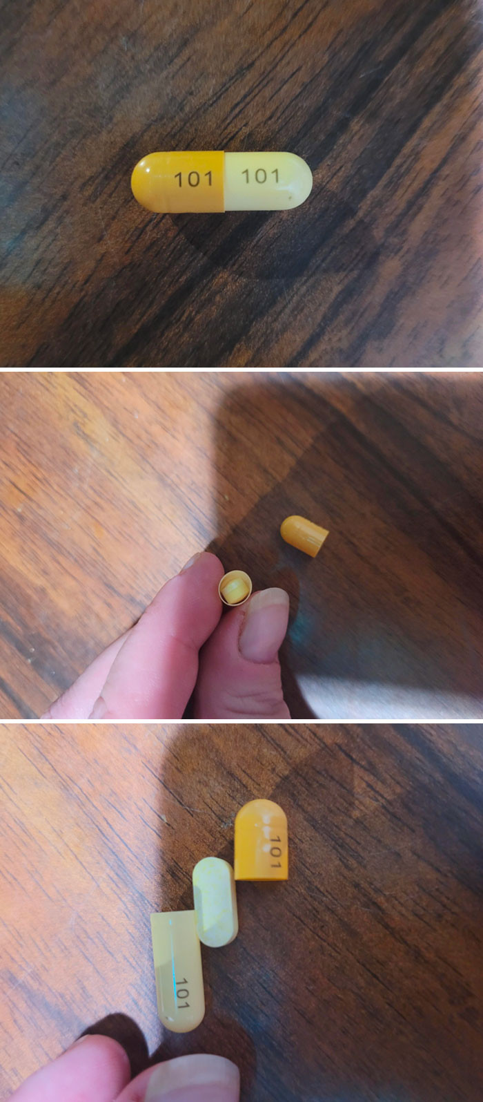 31. When insurance coverage doesn't include pills.