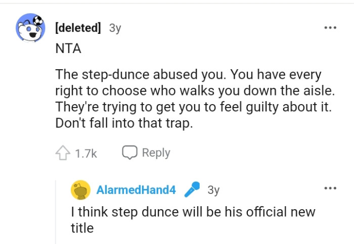 They're trying to get the OP to feel guilty