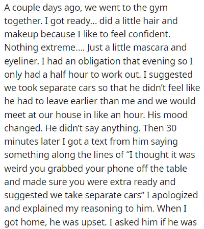 This incident wouldn't be the first or last time her boyfriend did something like this