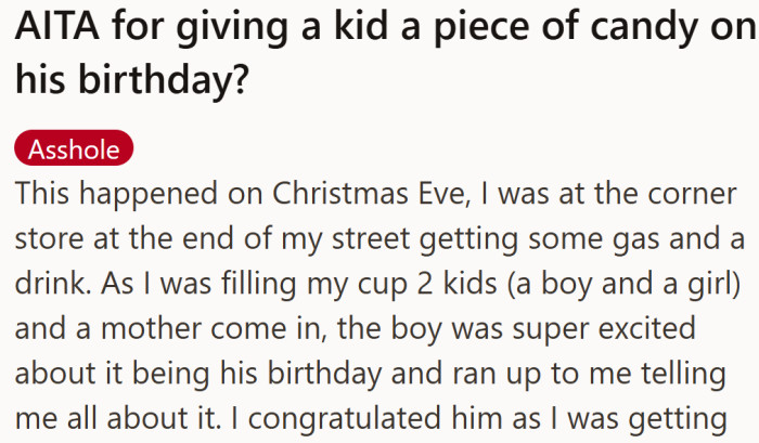 It was just another stop for gas — until a bubbly kid announced it was his birthday and changed the tone of the night.
