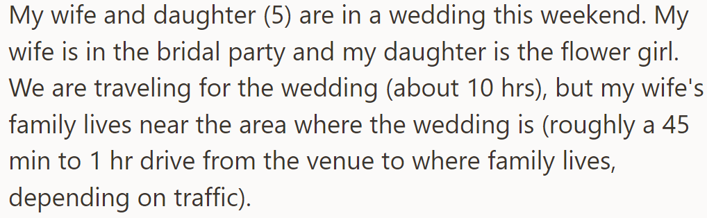 Here's the background of the story;