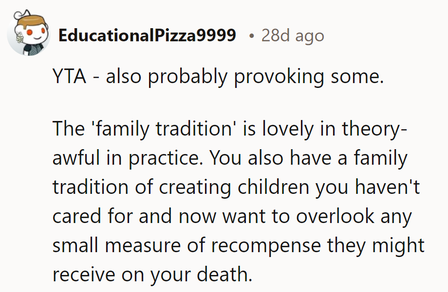 Neglect now, drama later.