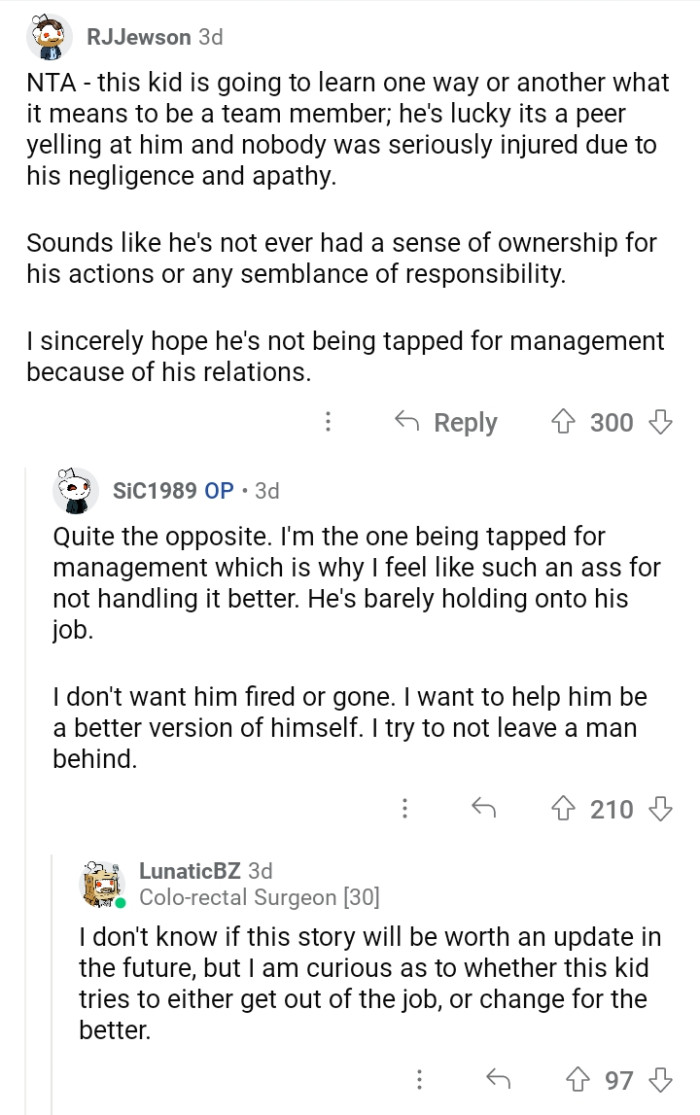 It's hard to train a person who's born with a golden spoon.