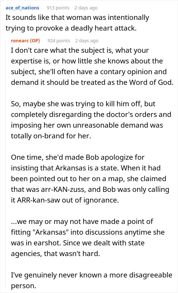 Here are comments to which the OP responded