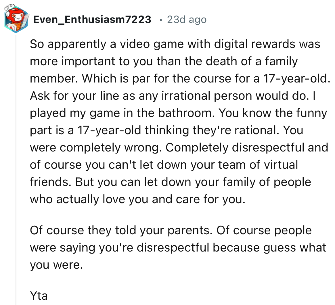 “You were completely wrong. Completely disrespectful.”