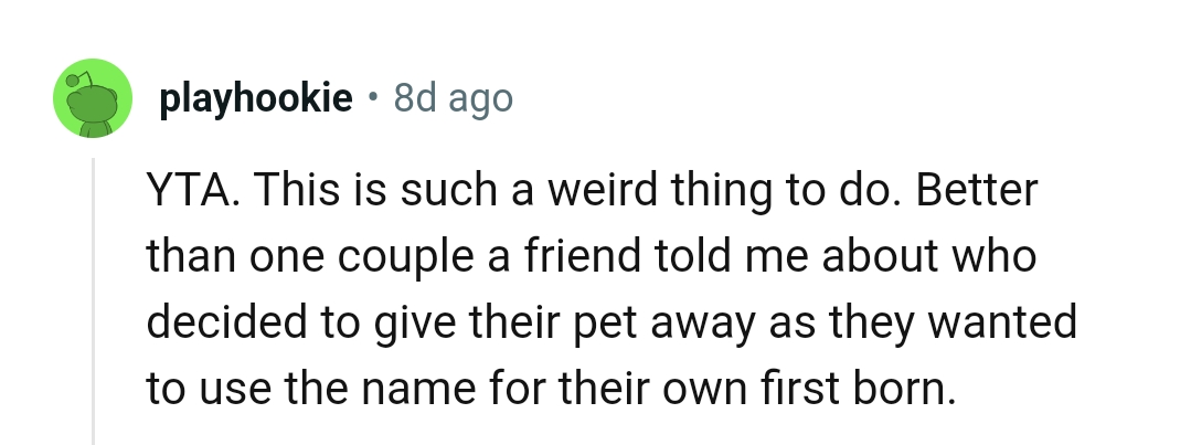 This is such a weird thing to do