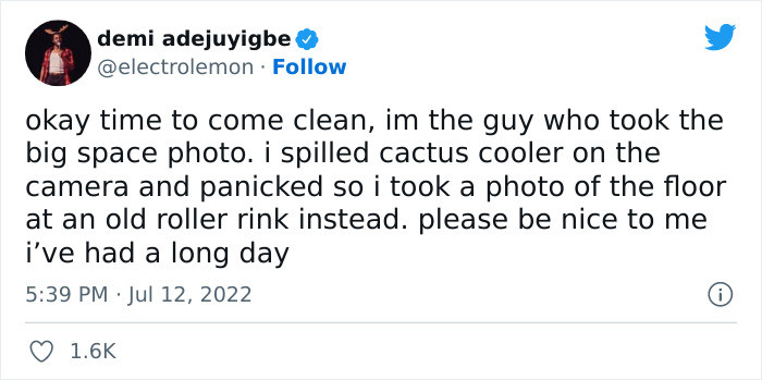 Again, people have to make jokes about literally everything.