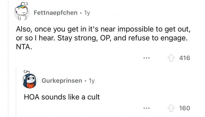 At least cults are nice to you initially to convince you to join them.