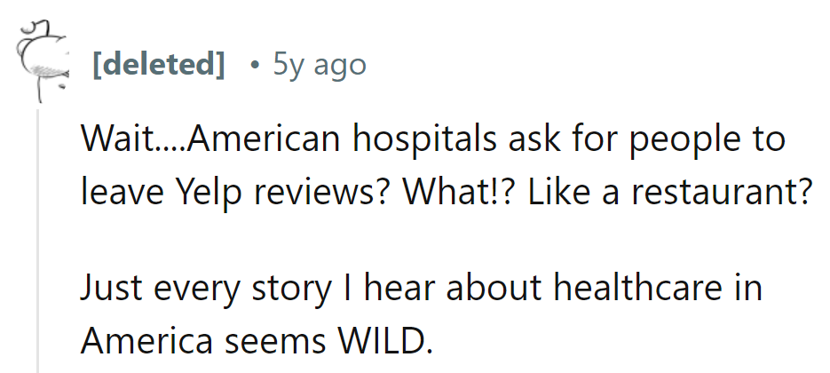 Hospitals on Yelp? Talk about bedside manner gone digital! Welcome to the wild world of American healthcare.