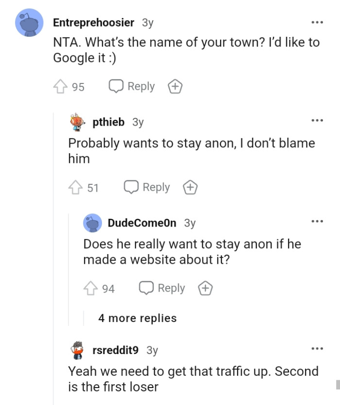 This Redditor wants to know the name of the OP's town