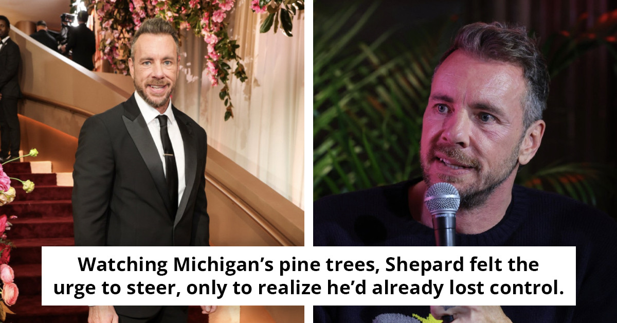 Dax Shepard shares the strange sensation he experienced when he recognized he was just moments from death.