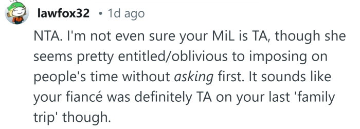 Sounds like your fiance is the AH here.