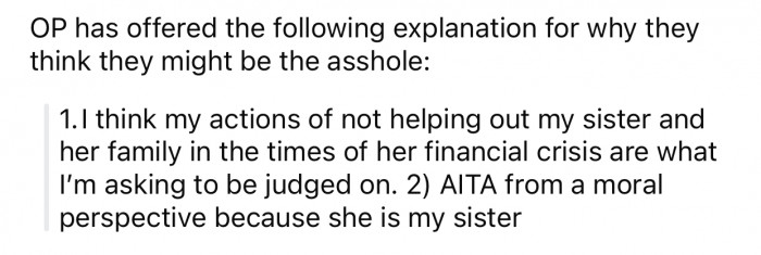 Op thinks he might potentially be the a-hole for the following reason: