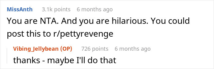 Let's keep going and see more comments from other redditors