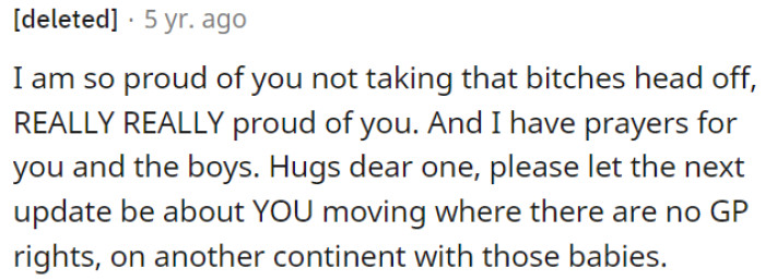 Incredibly proud of OP's restraint