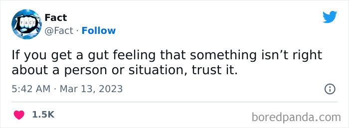 18. Trust your gut