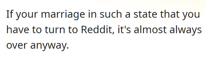 Perhaps that's for the best