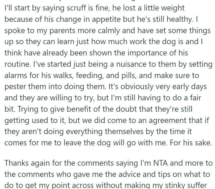 OP posted an update: