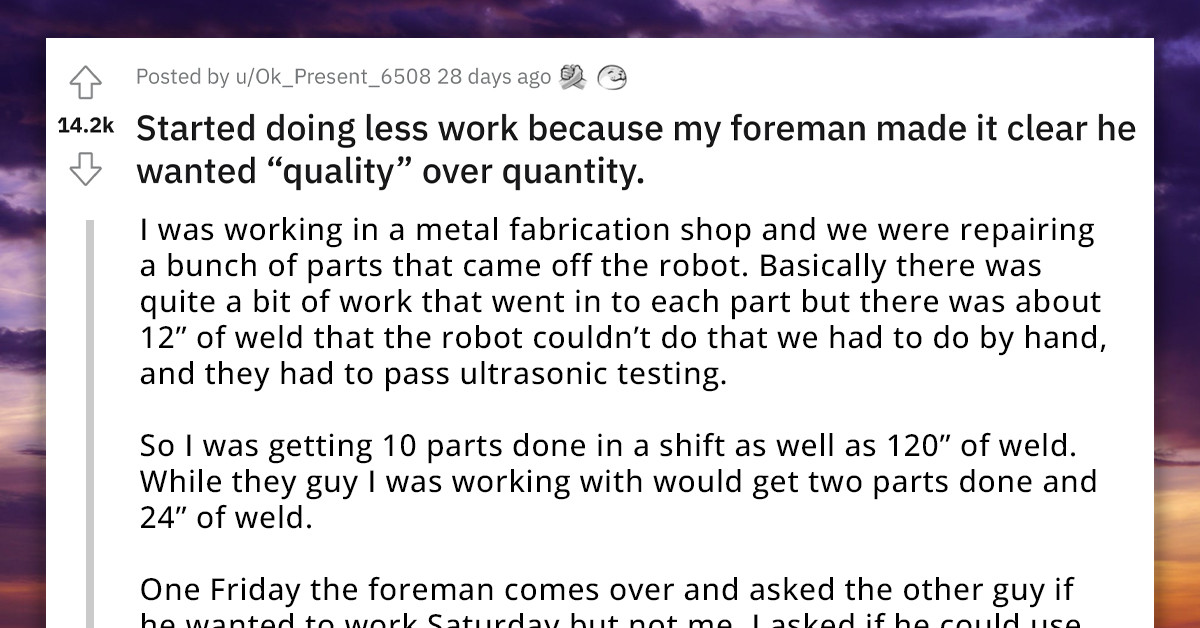 Boss Punishes Staff For Not Achieving 100% Accuracy At Work, Regrets His Actions After Staff Decided To Take His Advice