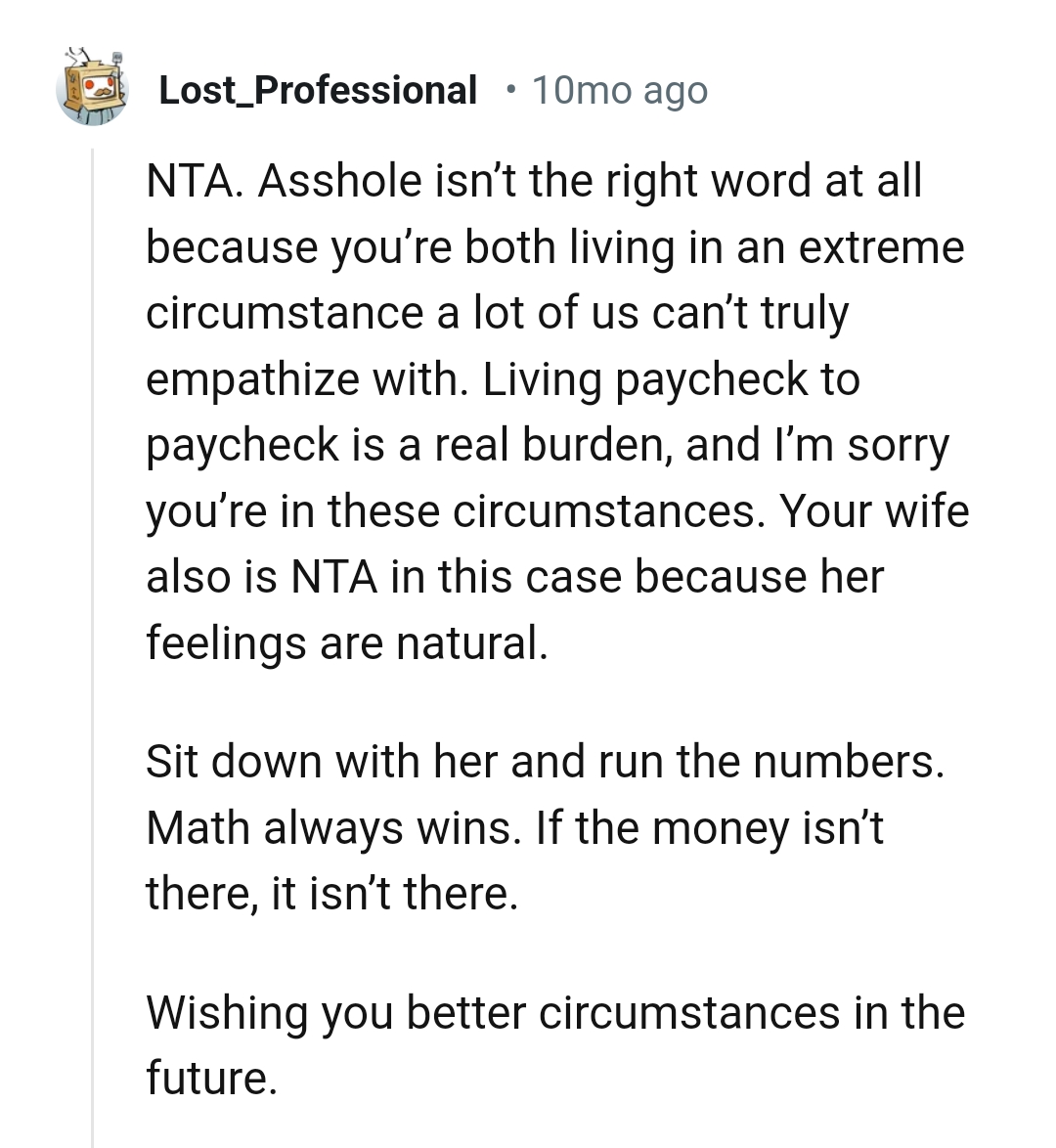 Living paycheck to paycheck