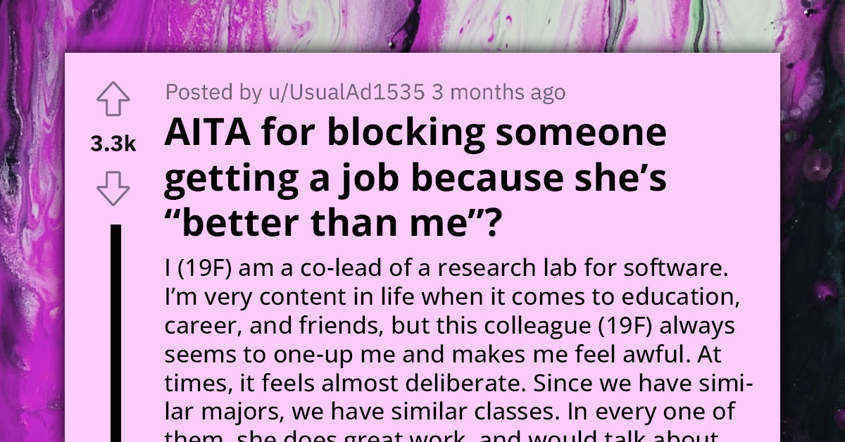 Redditor Sabotages Narcissistic Colleagues Shot At Joining Their Research Lab Despite Her High Qualifications