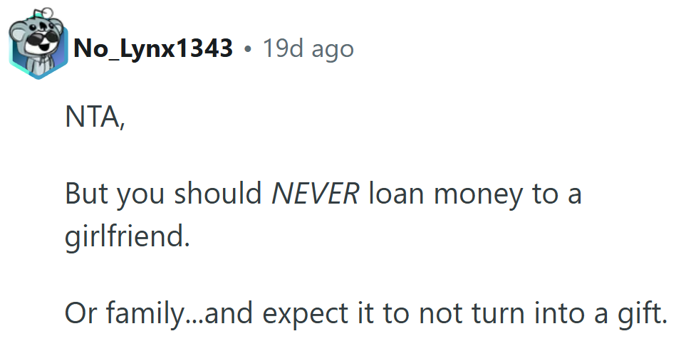 Love may be priceless, but apparently, it also has a no-refund policy.