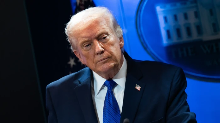 Polling results chart showing disapproval of Trump’s Iran military action