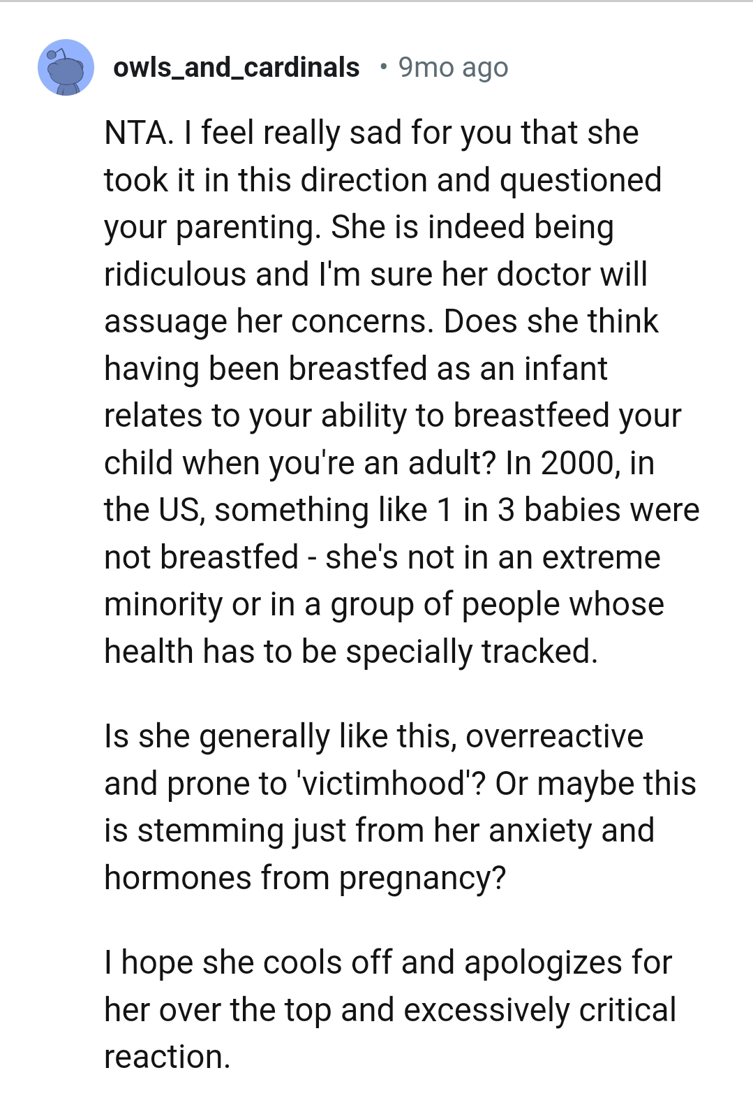 This Redditor believes the OP's daughter is just being ridiculous and the doctor will dismiss her concerns.