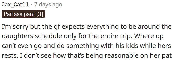 The GF is not reasonable at all.