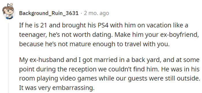 Packing a PS4 for vacation is a red 