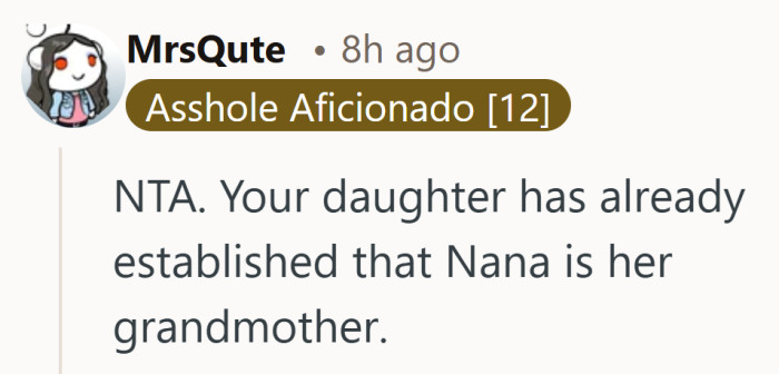 Toddlers don’t negotiate titles. Once the bond is set, the name tends to stick.
