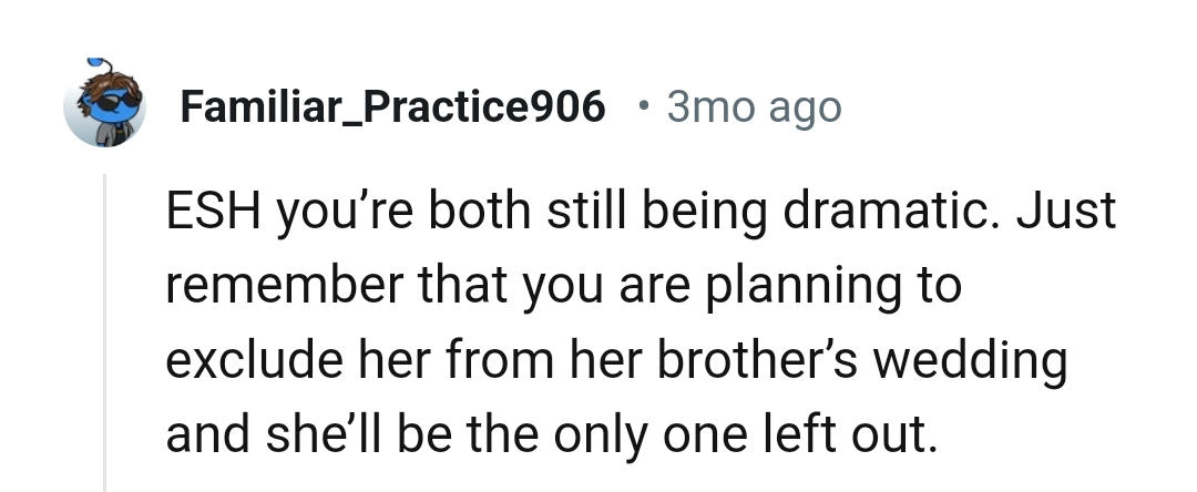 The only one left out