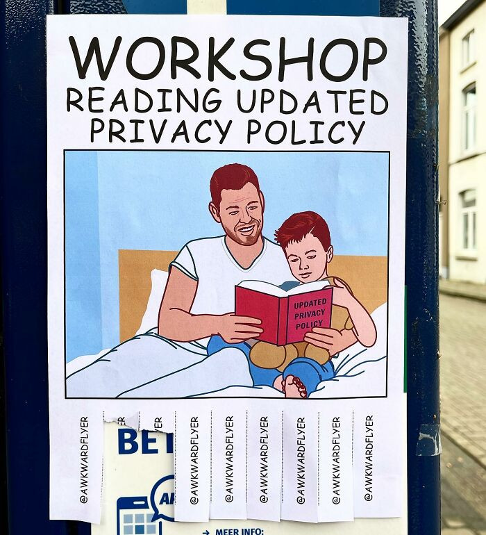 13. When you have to read the updated privacy policy