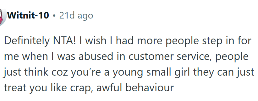 This Redditor wishes she had such protection.