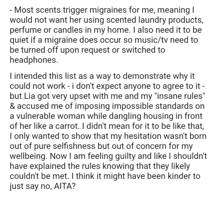 The OP intended this list as a way to demonstrate why it could not work