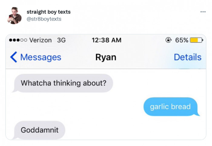 45. Always garlic bread