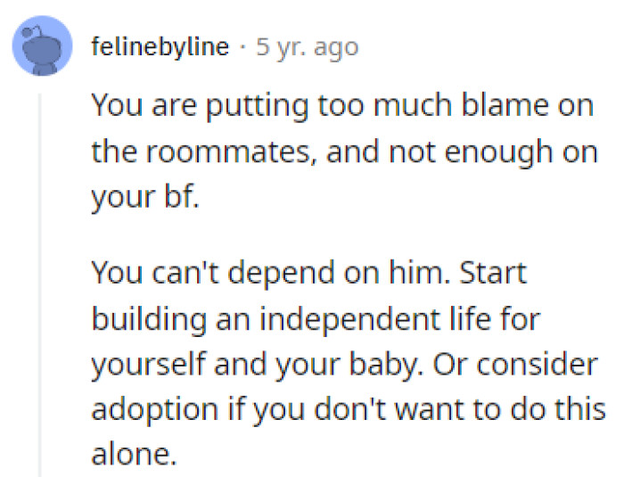 Blame the Boyfriend, Not the Roommates