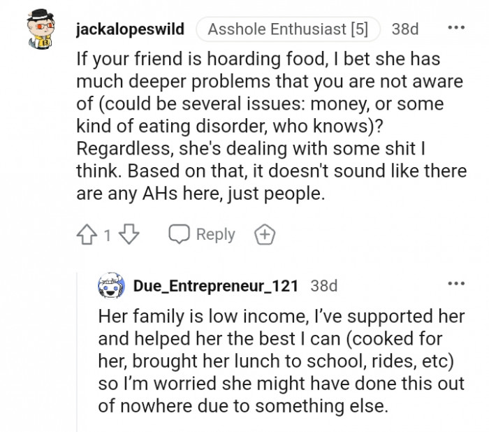 She has much deeper problems than you are aware of.