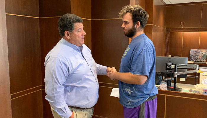 The city is set to honor his heroic act at their 2022 Lafayette Aviators game. Many donors have also helped him with medical expenses—more than $33,000 from a Facebook fundraiser alone, and another $142,000 from GoFundMe.