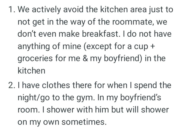 The OP actively avoids the kitchen