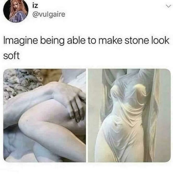 "The Fact That This Is Carved From Solid Marble Will Never Cease To Amaze Me"