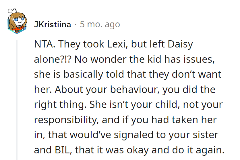 Took Lexi, left Daisy—parenting gymnastics at its finest.