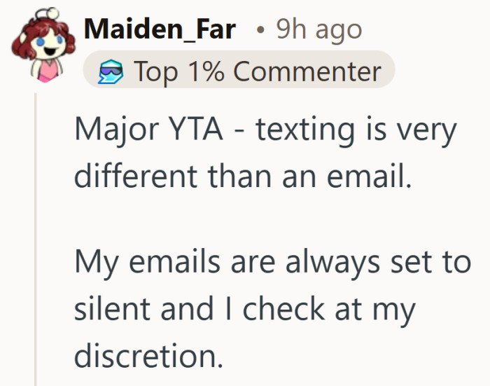 Not every message belongs in the same category, even if it looks similar.