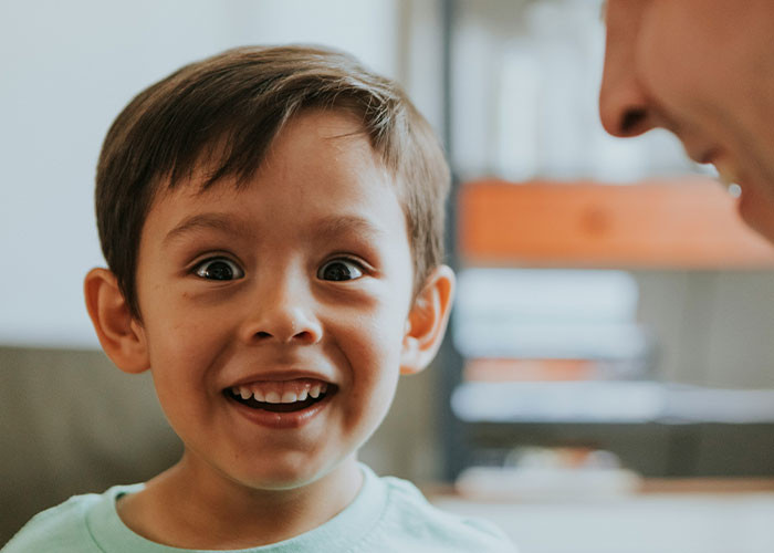 14. The weirdest little kid ever!