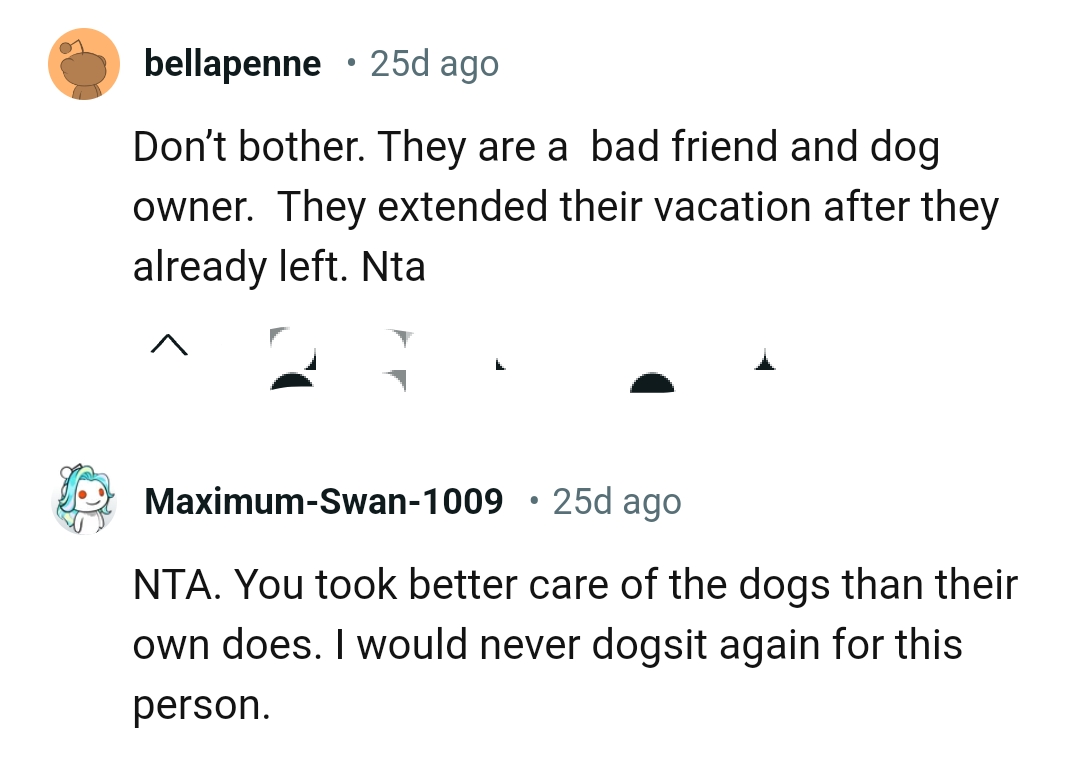 They extended their vacation after they left