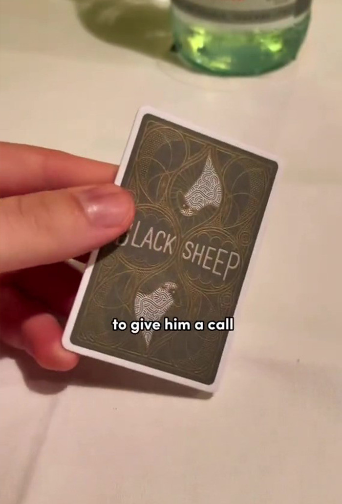 Even the restaurant's manager made an appearance