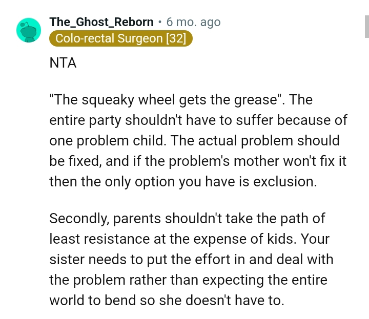 Fixing the actual problem