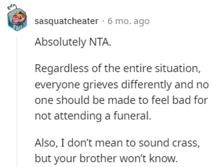 Everyone grieves differently